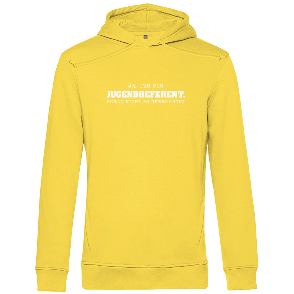 Ja ich bin Jugendreferent schau nicht so überrascht Herren Premium Bio Hoodie