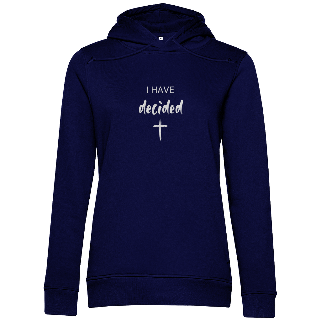 I have decided christlicher Damen Premium Bio Hoodie