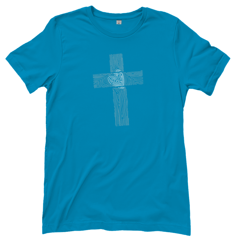 Kreuz mit Herz Damen T-Shirt