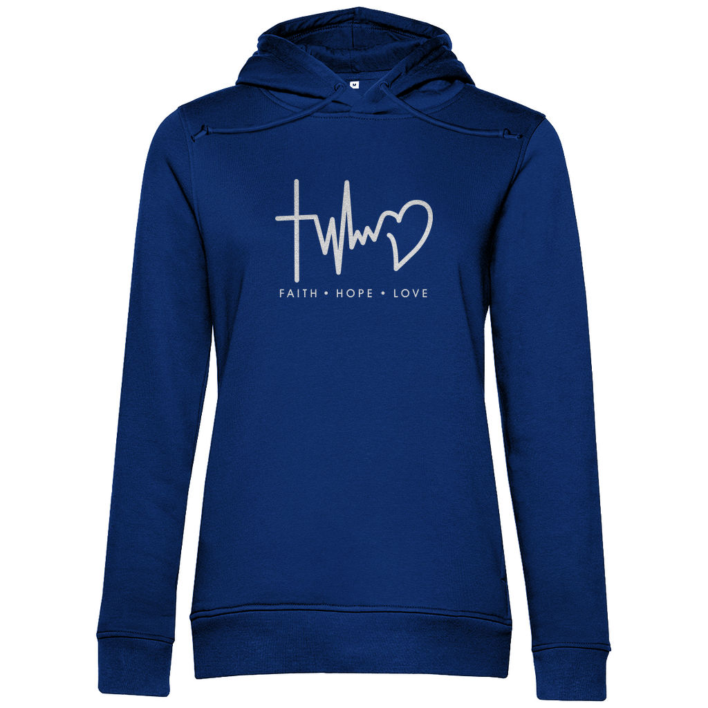 Faith Hope Love Damen Premium Bio Hoodie