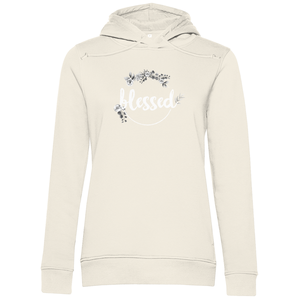 Blessed Floral Damen Premium Bio Hoodie