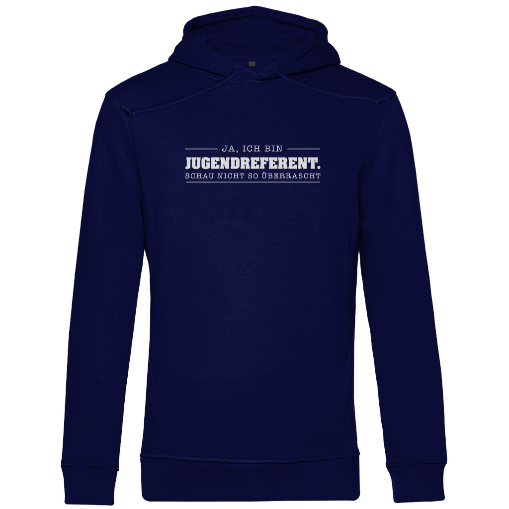 Ja ich bin Jugendreferent schau nicht so überrascht Herren Premium Bio Hoodie