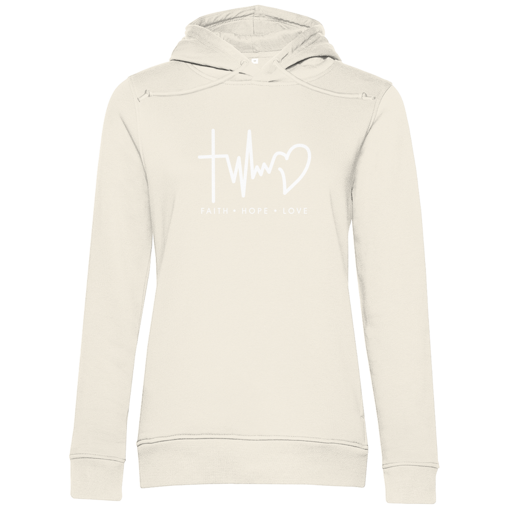 Faith Hope Love Damen Premium Bio Hoodie