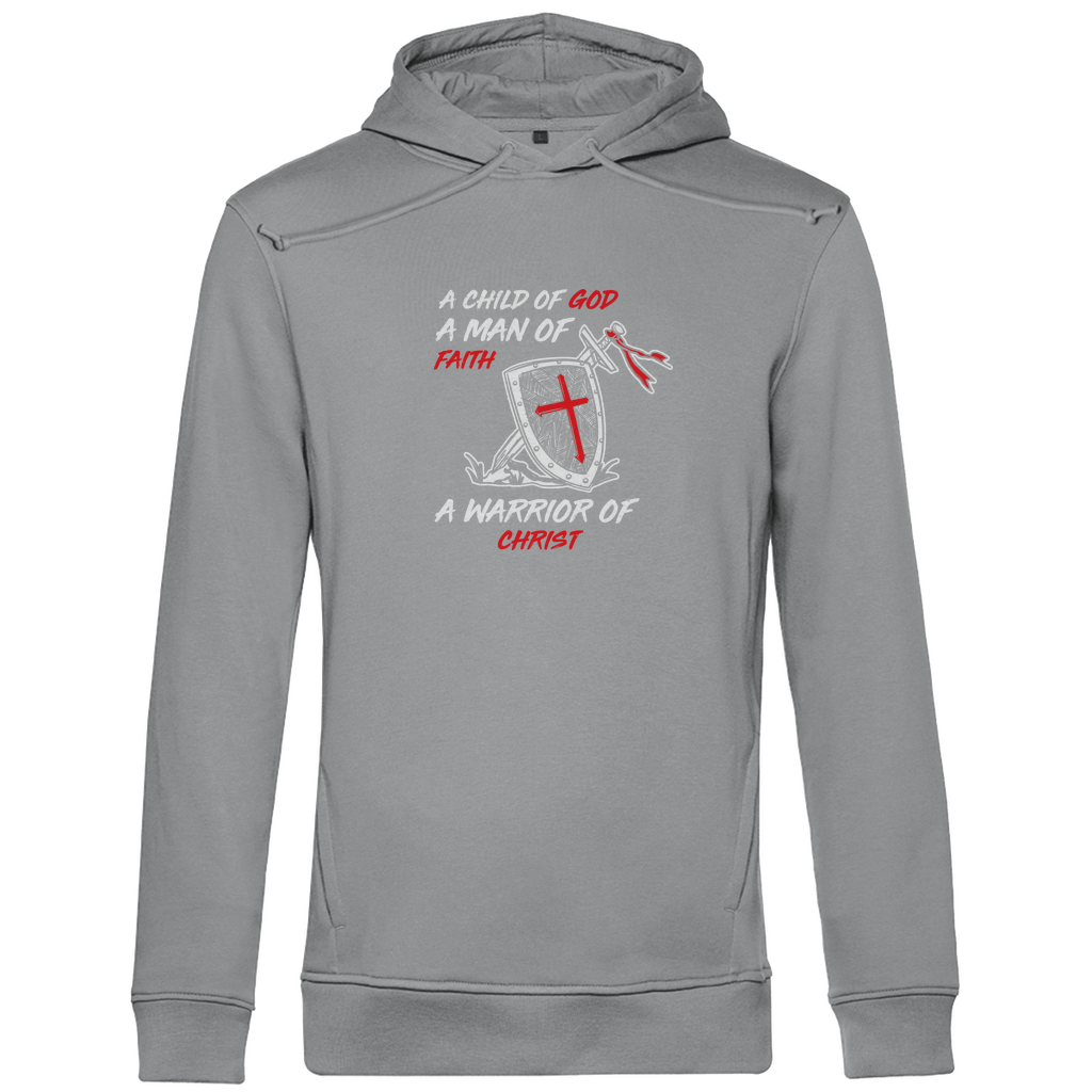 Child of God Man of Faith Herren Premium Bio Hoodie