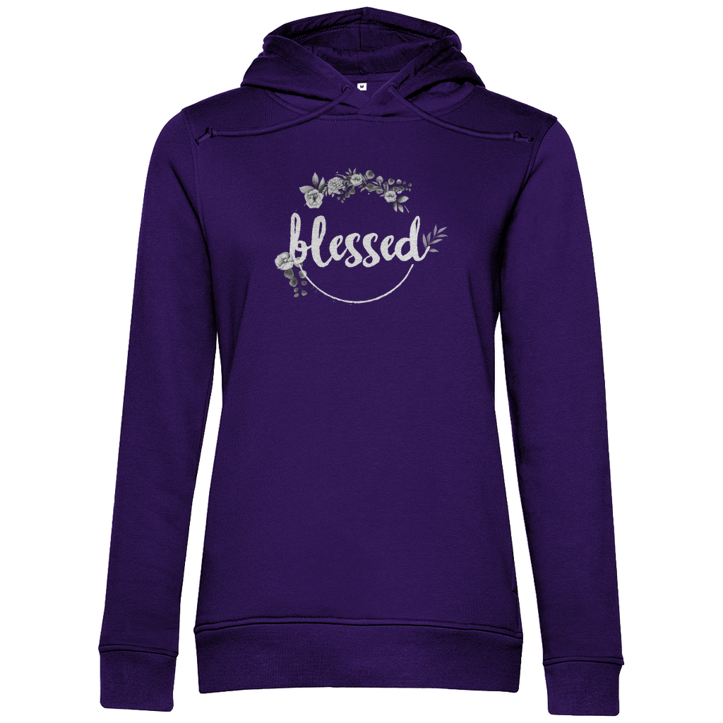 Blessed Floral Damen Premium Bio Hoodie