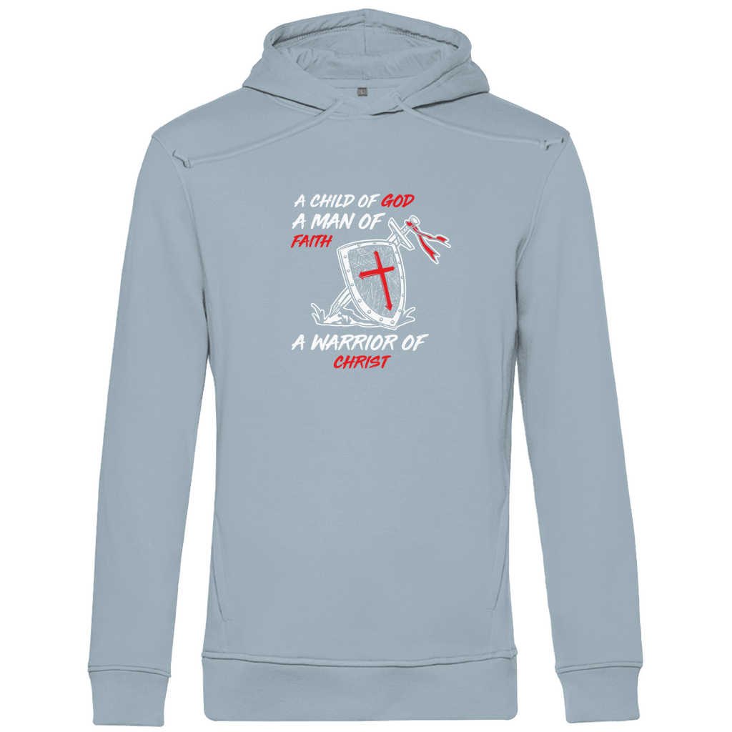 Child of God Man of Faith Herren Premium Bio Hoodie