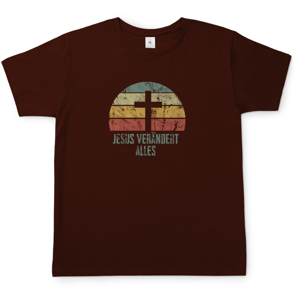 Jesus verändert alles christliches Herren T-Shirt