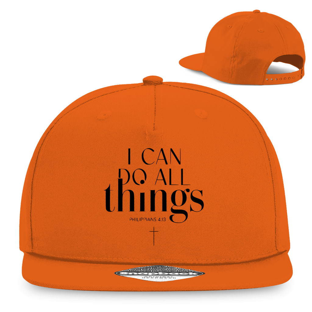 I can do all things christliche Snapback Cap