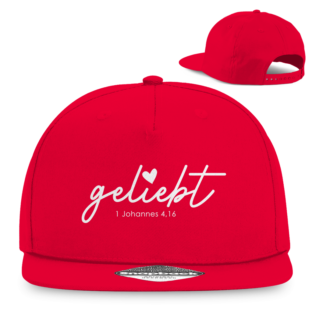 Geliebt christliche Snapback Cap