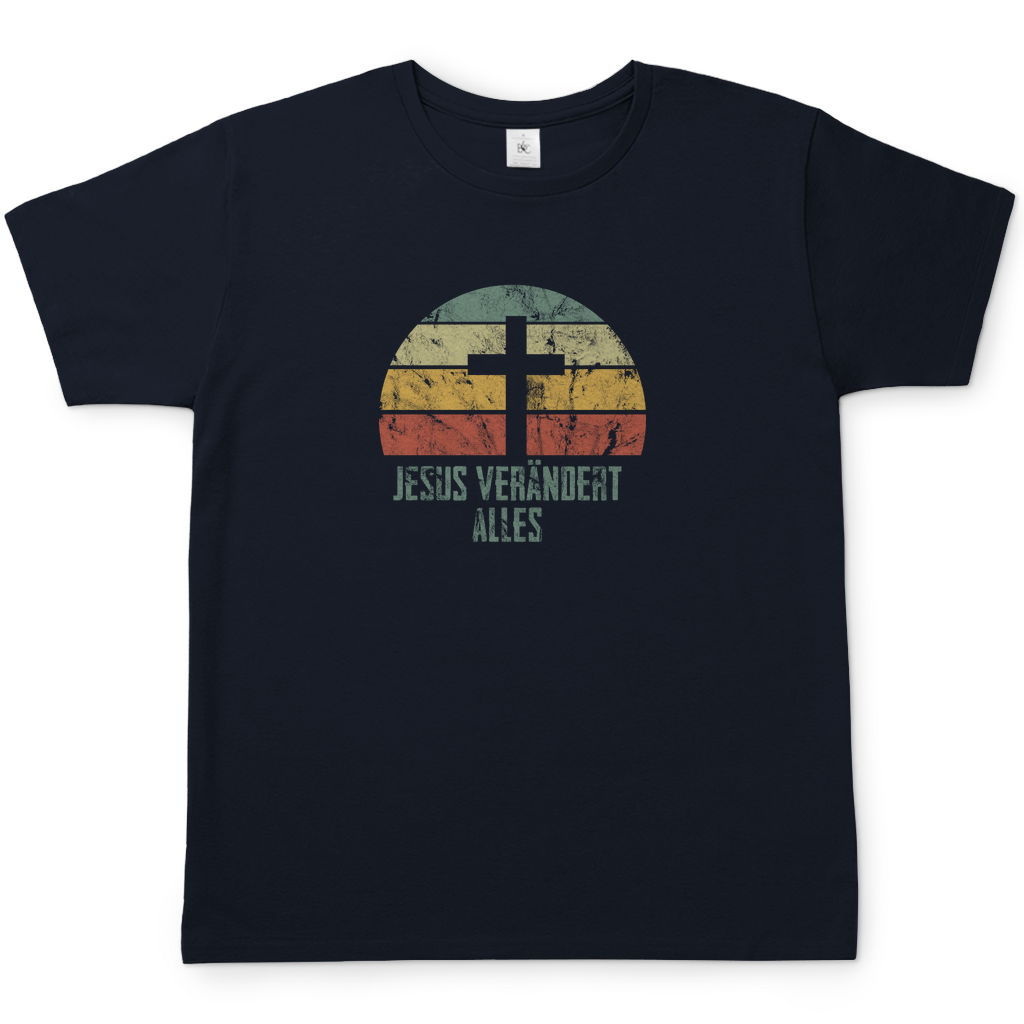 Jesus verändert alles christliches Herren T-Shirt