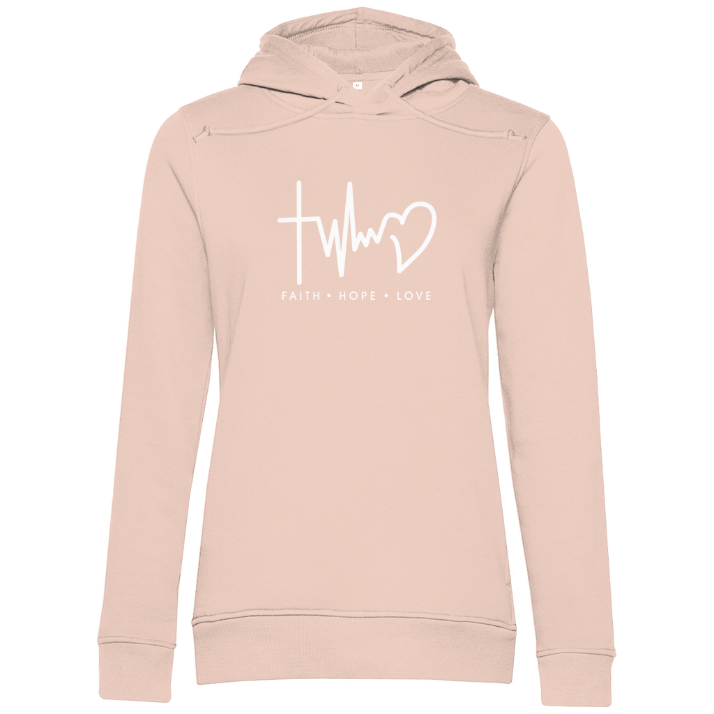 Faith Hope Love Damen Premium Bio Hoodie