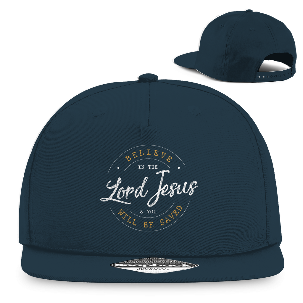 Believe in the Lord Jesus christliche Snapback Cap