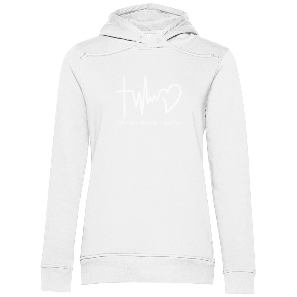 Faith Hope Love Damen Premium Bio Hoodie