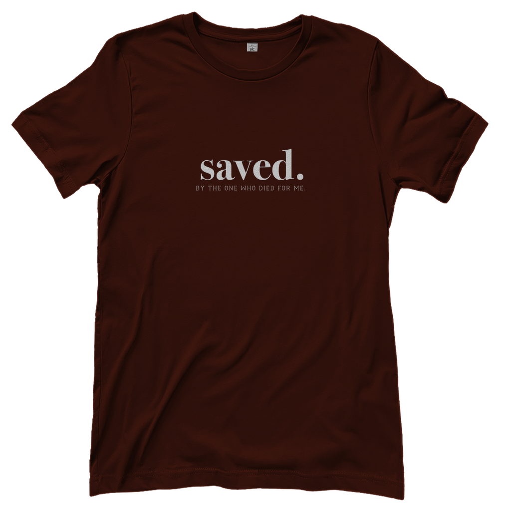 Saved christliches Damen T-Shirt