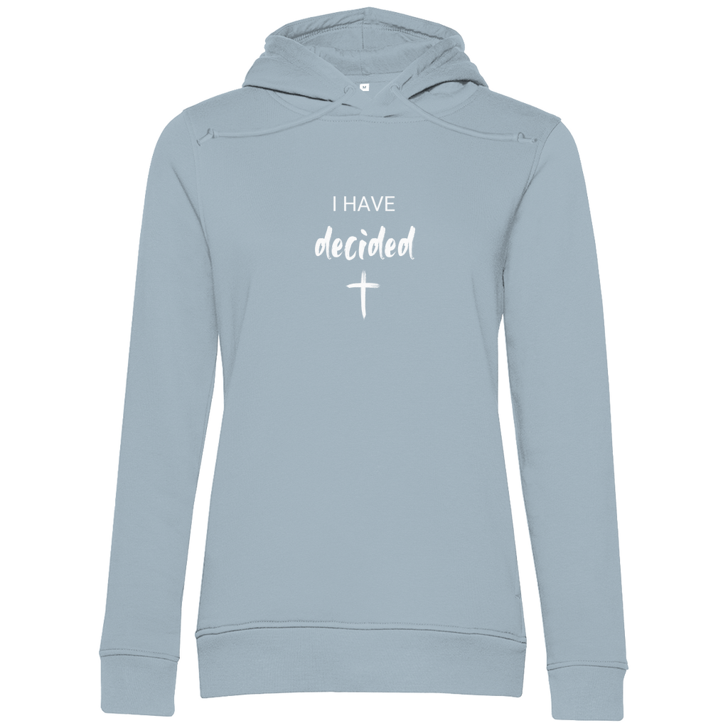 I have decided christlicher Damen Premium Bio Hoodie