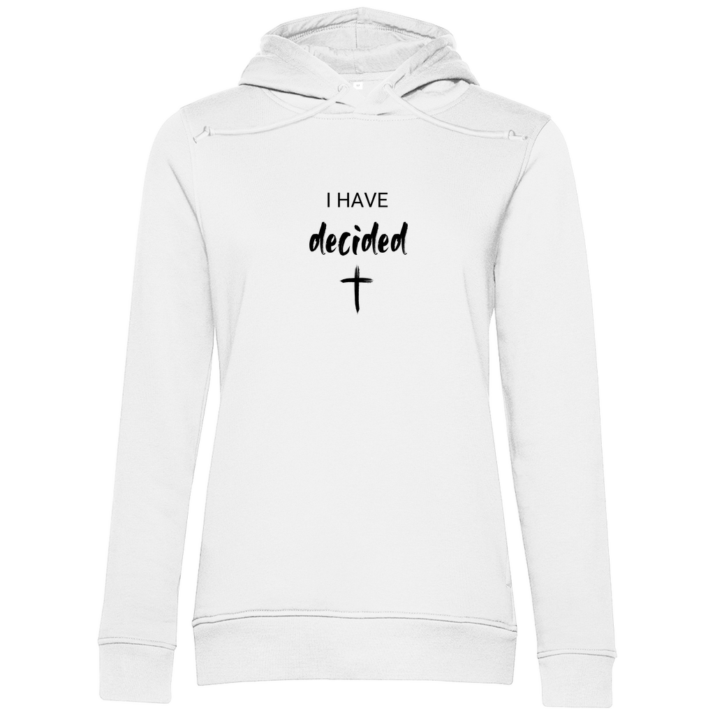 I have decided christlicher Damen Premium Bio Hoodie