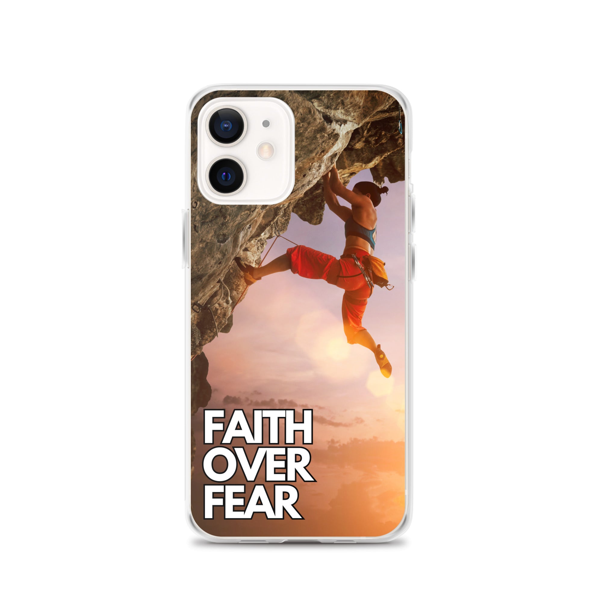 Faith over Fear Klettern Outdoor Damen iPhone-Hülle