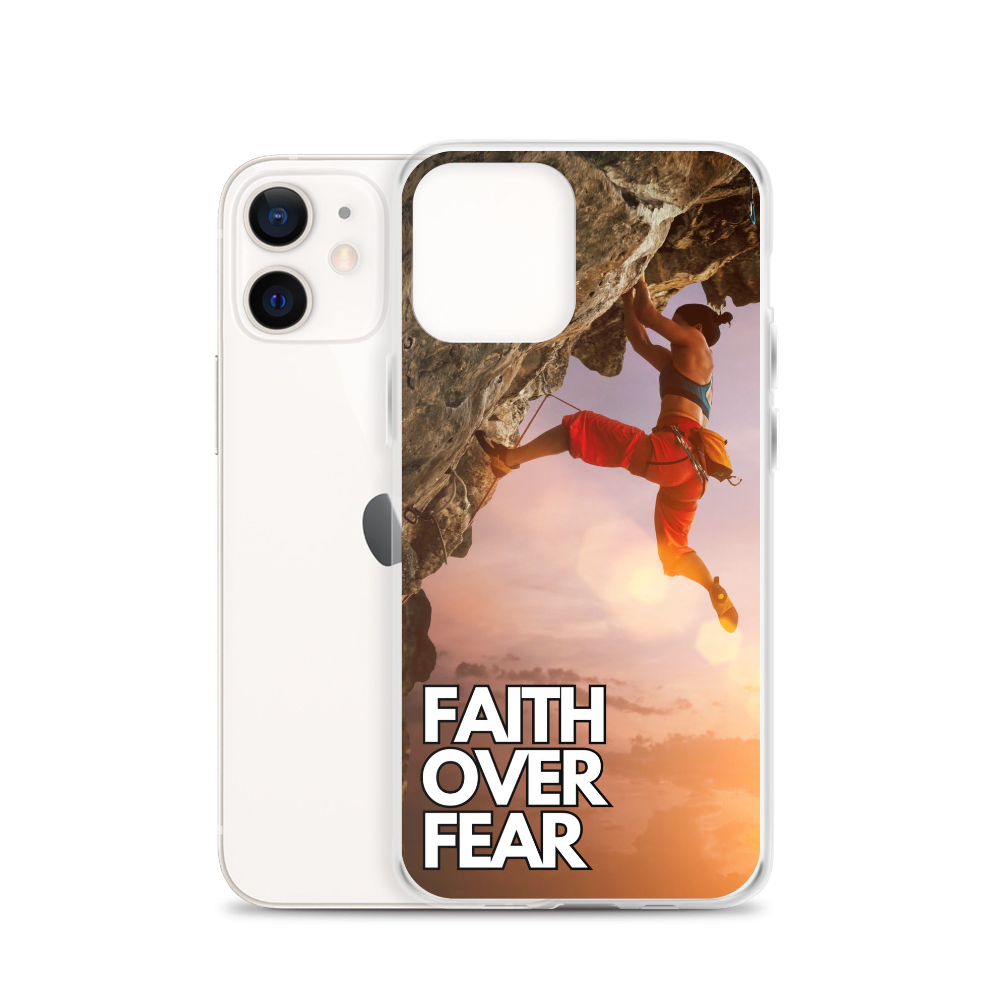 Faith over Fear Klettern Outdoor Damen iPhone-Hülle