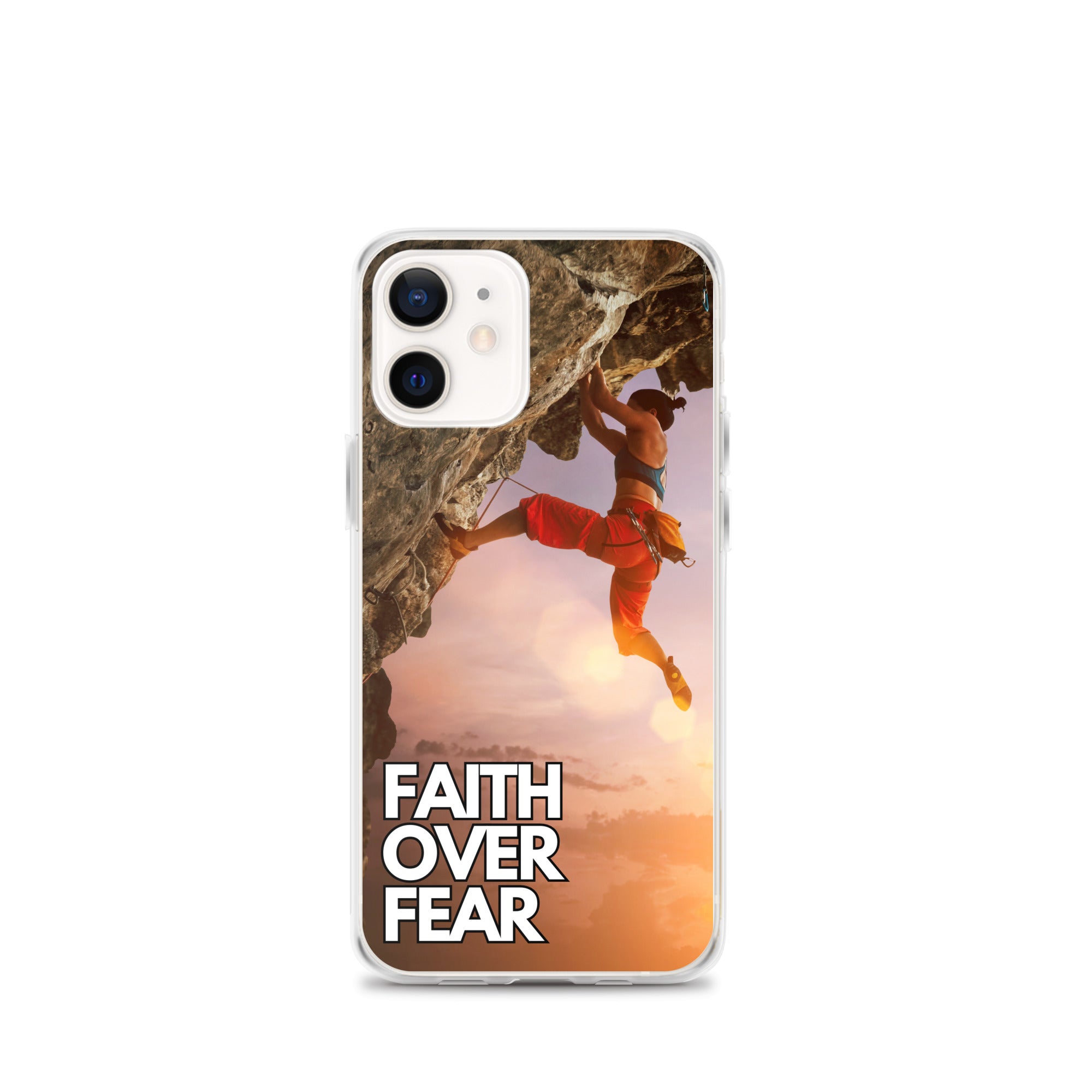 Faith over Fear Klettern Outdoor Damen iPhone-Hülle