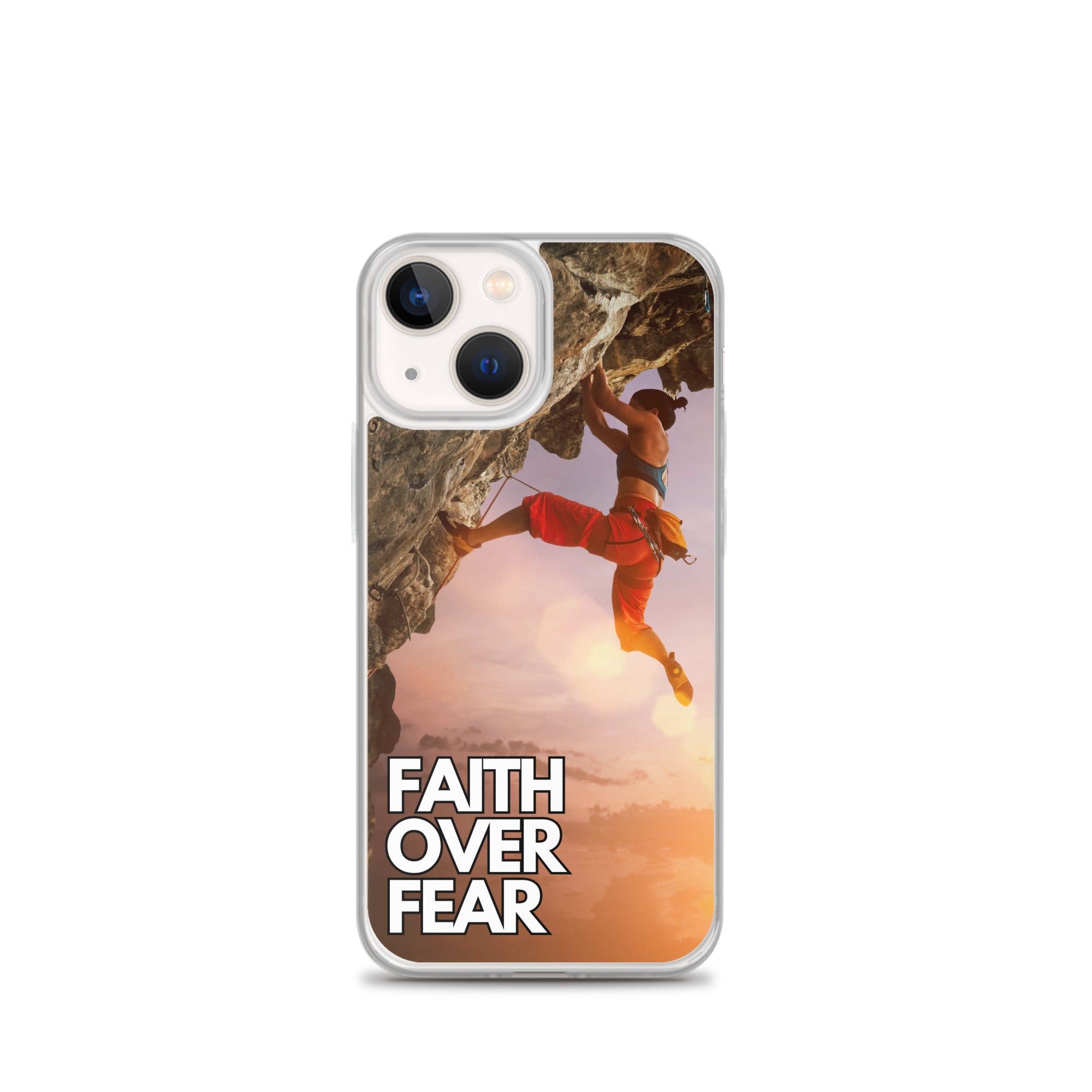 Faith over Fear Klettern Outdoor Damen iPhone-Hülle