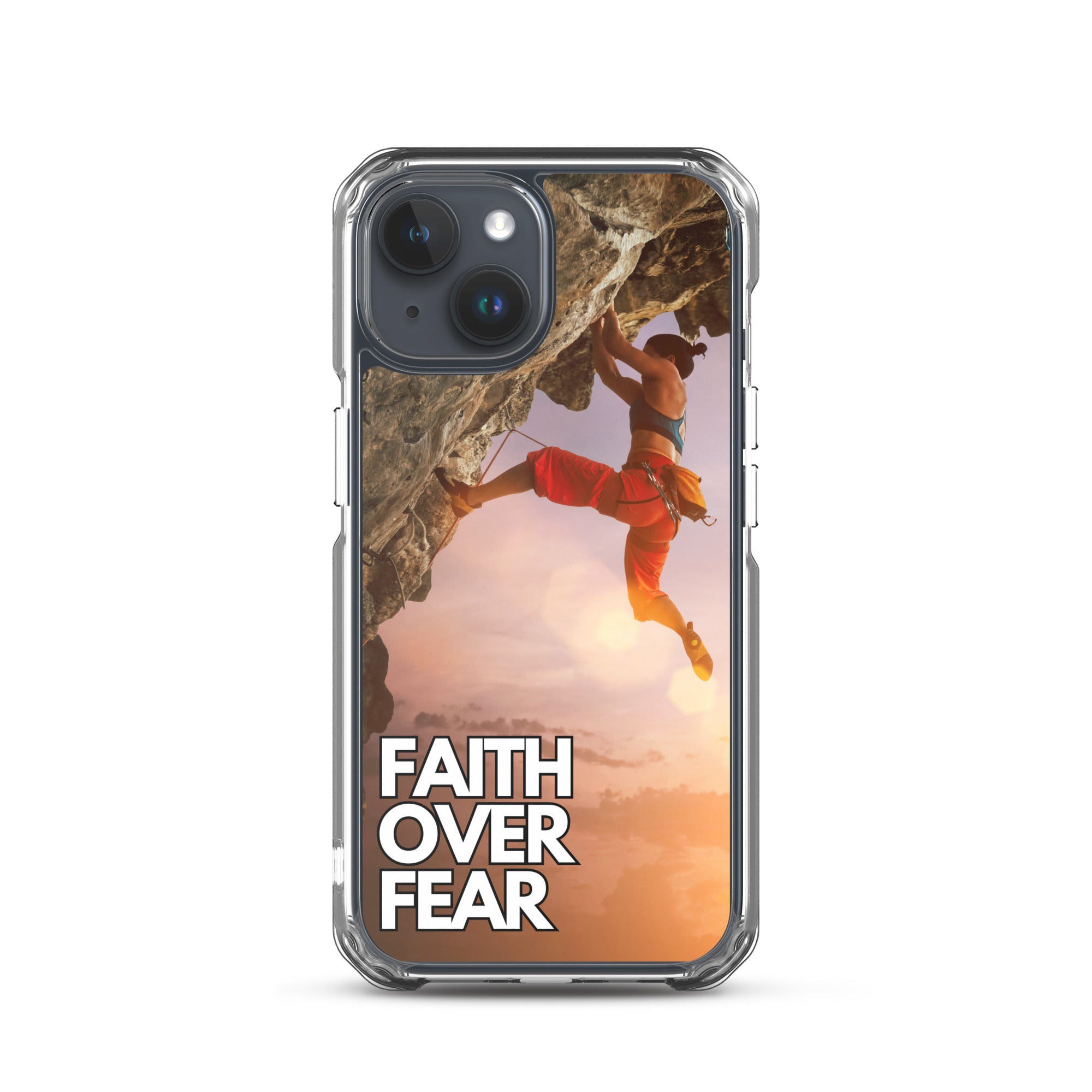 Faith over Fear Klettern Outdoor Damen iPhone-Hülle