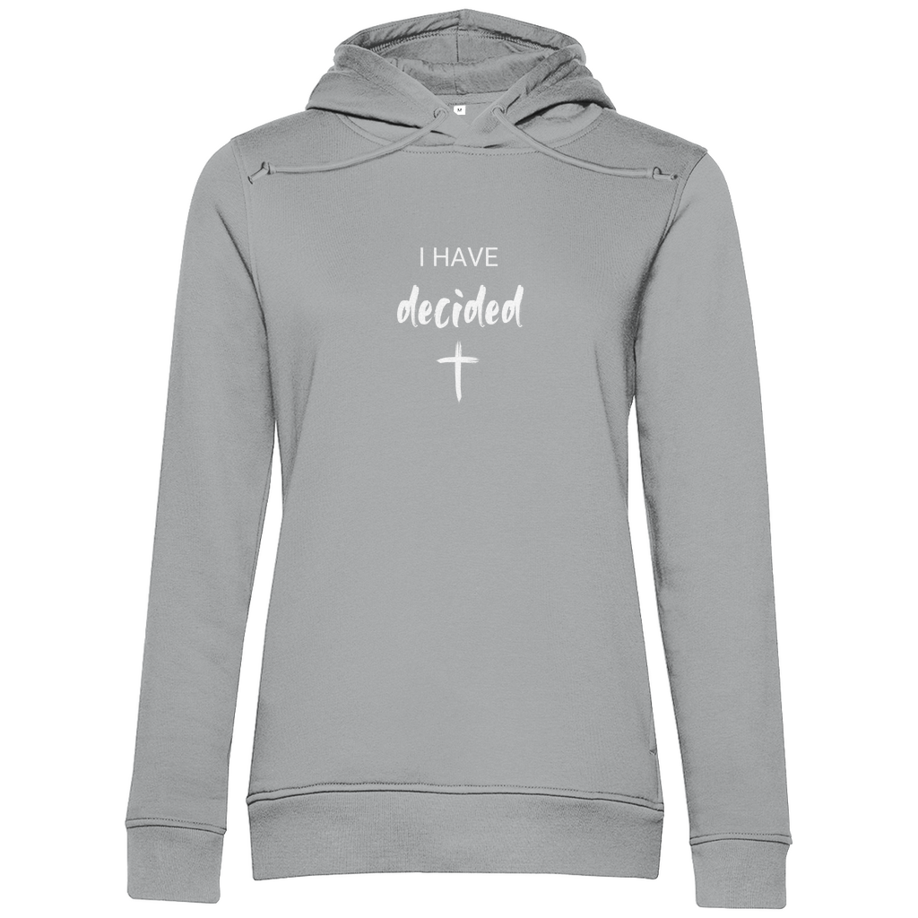 I have decided christlicher Damen Premium Bio Hoodie