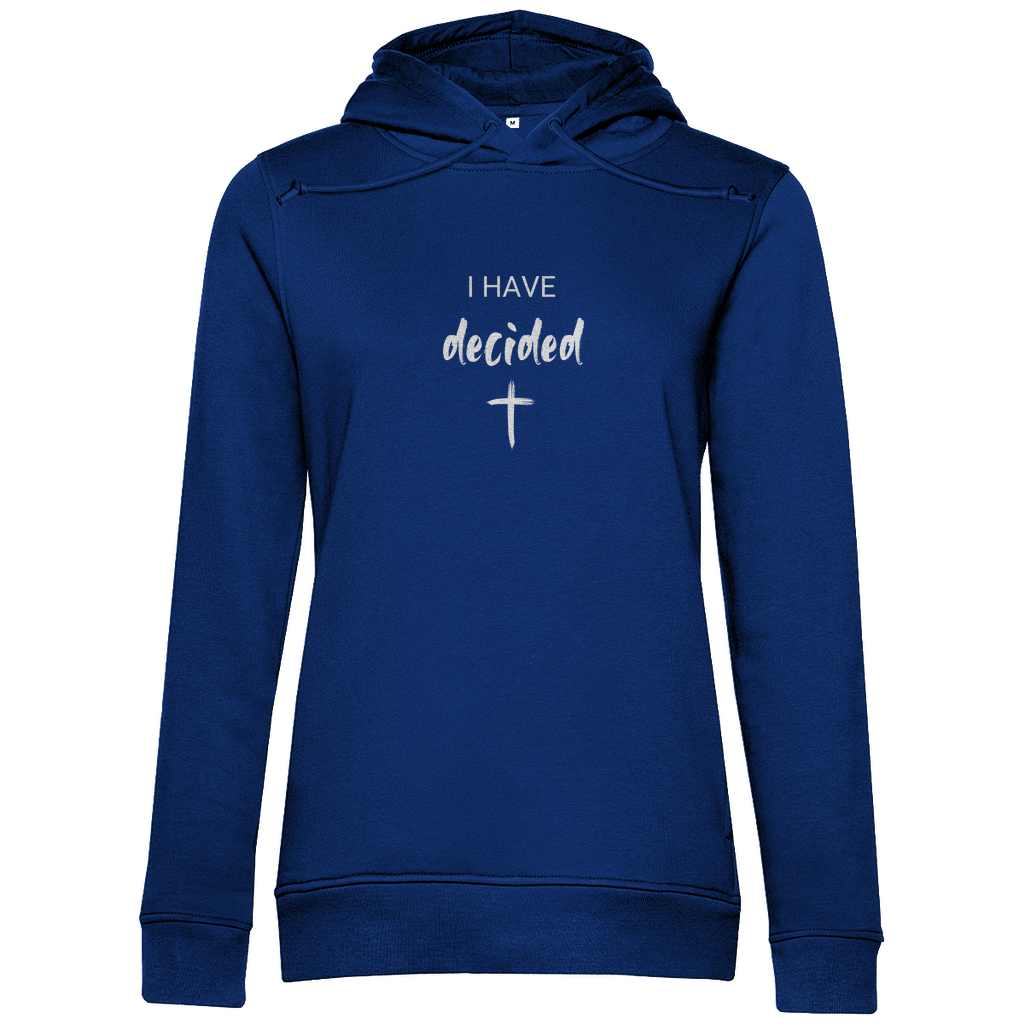 I have decided christlicher Damen Premium Bio Hoodie