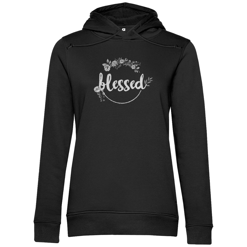 Blessed Floral Damen Premium Bio Hoodie