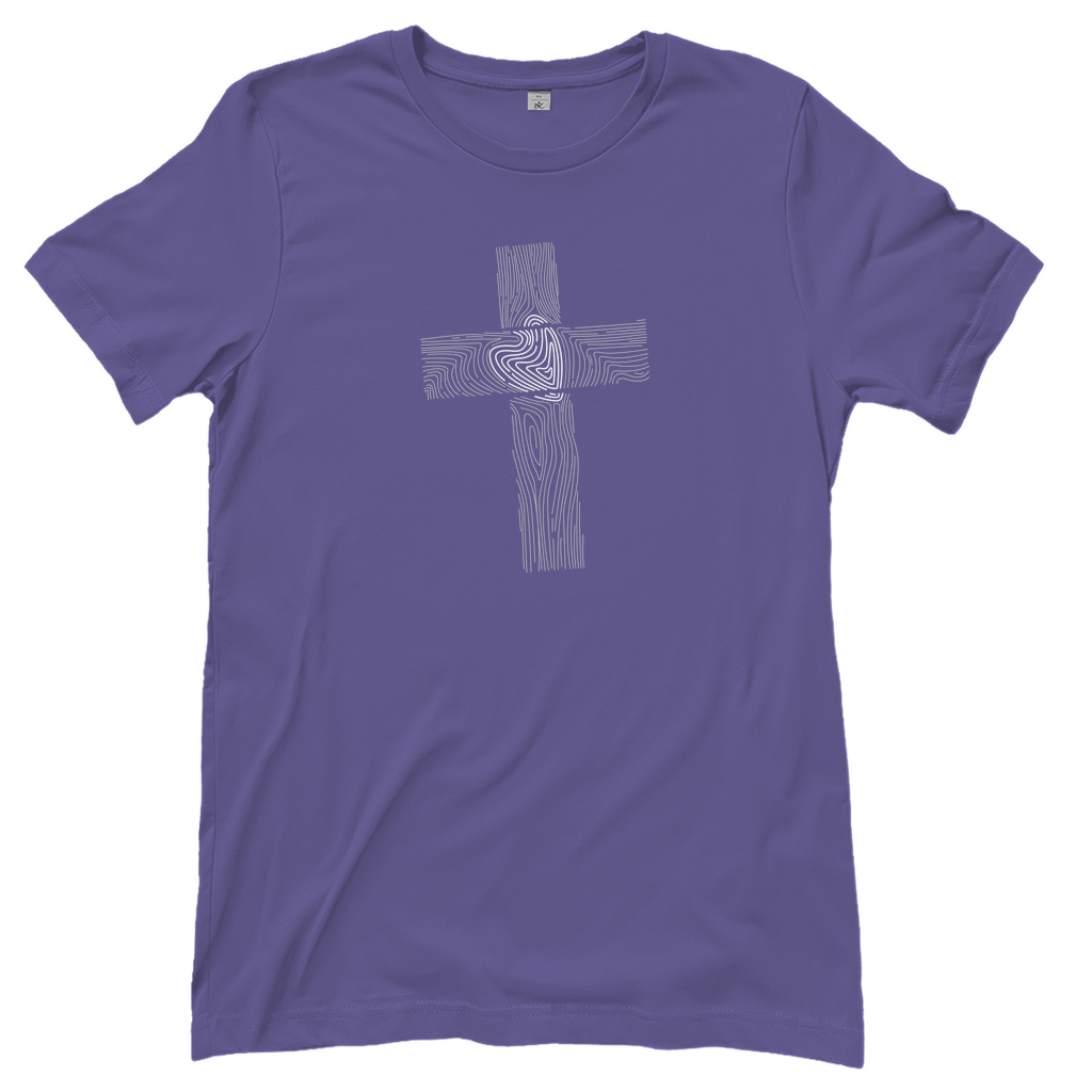 Kreuz mit Herz Damen T-Shirt