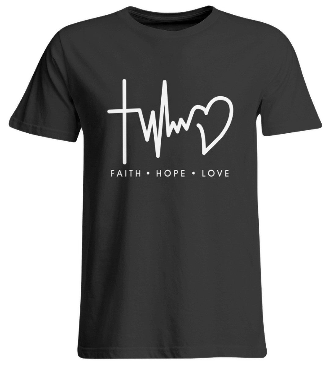 Faith Hope Love - Christliches Übergrößen Shirt Online Shop – gesegnet